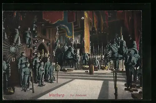 AK Eisenach, Wartburg, Rüstsaal