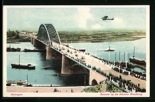 AK Nijmegen, Gezicht op de Nieuwe Waalbrug