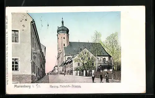 AK Marienberg i. Sa., Herzog Heinrich-Strasse