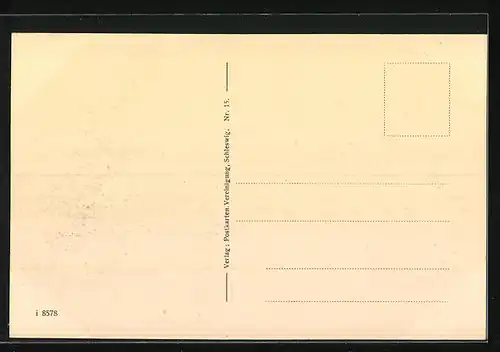 AK Schleswig, Sammeln der Möweneier auf dem Möwenberg