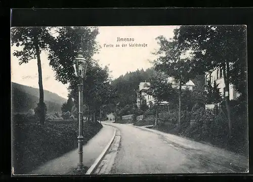 AK Ilmenau, Partie an der Waldstrasse