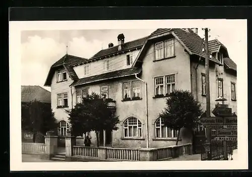 AK Elgersburg i. Thür., Hotel Thüringer Hof