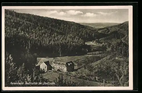 AK Stadtroda, Blick auf das Ferienheim Neumühle