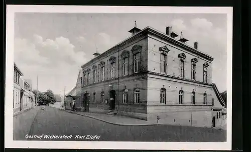 AK Wickerstedt, Gasthof Wickerstedt von Karl Zipfel