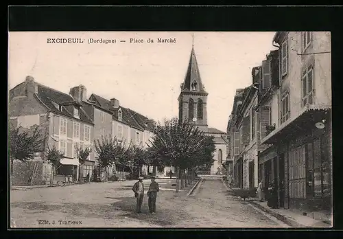 AK Excideuil, Place du Marché