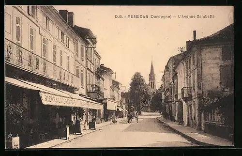 AK D.B.-Mussidan, L`Avenue Gambetta