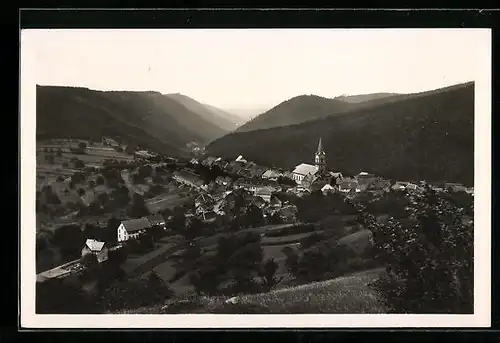 AK Grendelbruch, Ortsansicht mit Kirche