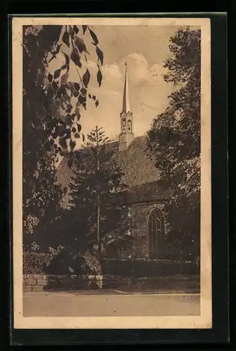 AK Bordesholm, Blick auf die Kirche