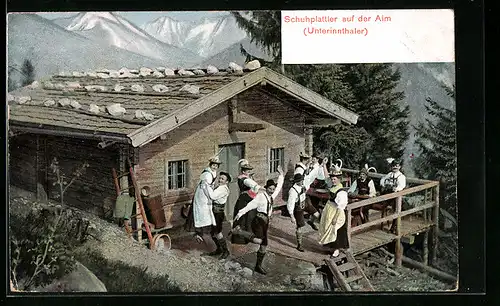 AK Schuhplattler auf der Alm, Unterinnthaler