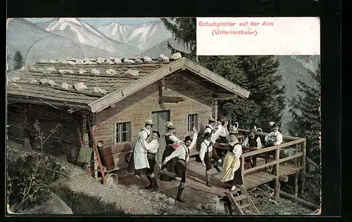 AK Schuhplattler auf der Alm, Unterinnthaler