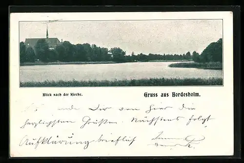 AK Bordesholm, Blick nach der Kirche