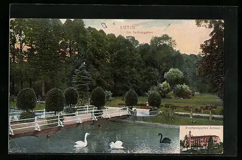 AK Eutin, Im Schlossgarten, Gossherzogliches Schloss