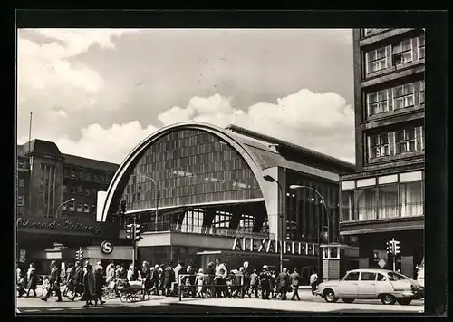 AK Berlin, Bahnhof am Alexanderplatz