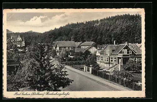 AK Bad Sachsa (Südharz), Hindenburgstrasse