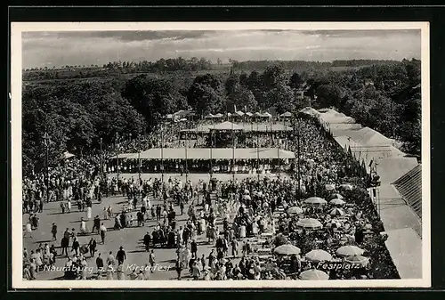 AK Naumburg a. S., Blick auf das Naumburger Kirschfest