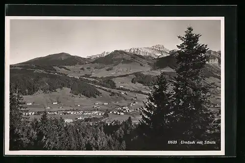 AK Urnäsch, Totalansicht mit Säntis