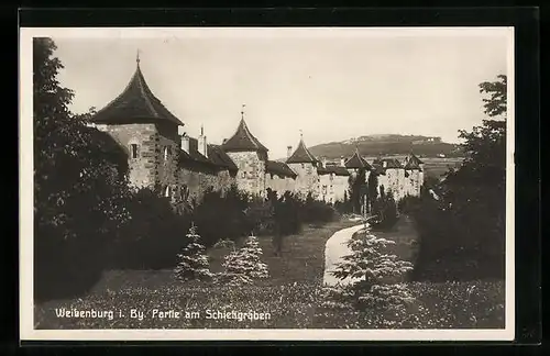 AK Weissenburg i. Bay., Partie am Schiessgraben