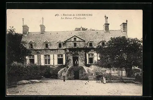 AK Cherbourg, La maison d`Eculleville