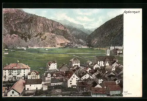 AK Andermatt, Totalansicht