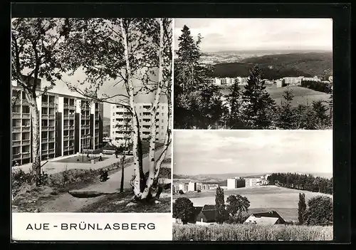 AK Aue-Brünlasberg, Neubau Wohngebäude mit Spielplatz und Wald