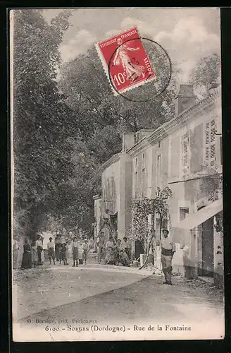 AK Sorges, Rue de la Fontaine