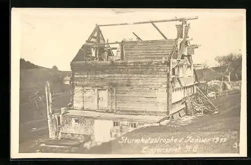 AK Eggersriet, Sturmkatastrophe 5. Januar 1919