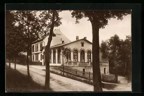 AK Vogelsgrün bei Auerbach i. V., Gasthaus Zum Forsthaus, Bes.: Karl Khillimberger