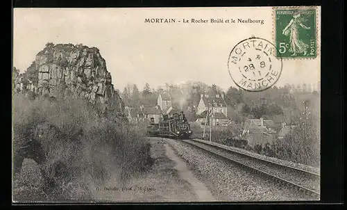 AK Mortain, le Rocher Brulé et le Neufbourg