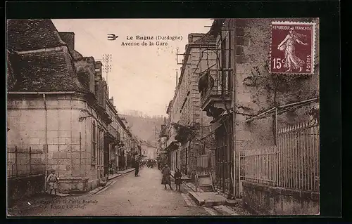 AK Le Bugue, Avenue de la Gare