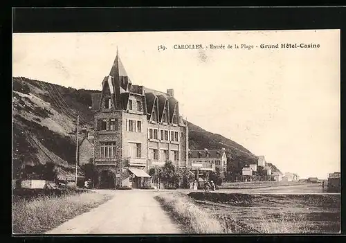 AK Carolles, Entrée de la Plage, Grand Hotel-Casino