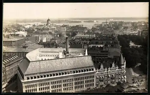 AK Helsinki, Blick über die Stadt