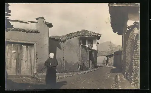 AK Prilep, Strassenpartie mit Gebäuden