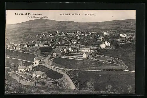 AK Maillargues, Ortsansicht mit Bergen