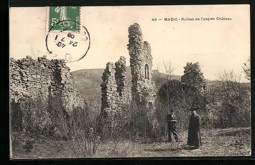 AK Madic, Ruines de l`ancien Chateau