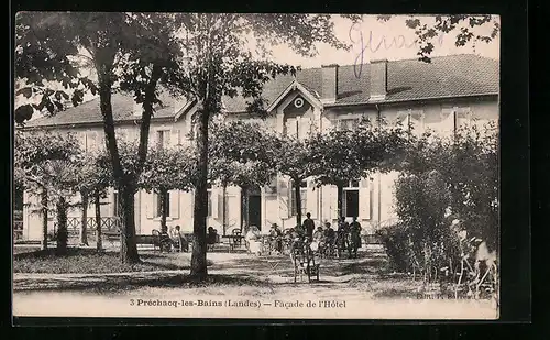 AK Préchacq-les-Bains, Facade de l`Hotel