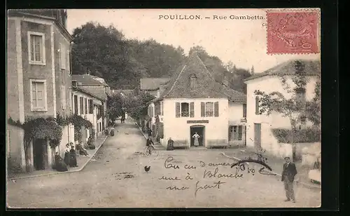 AK Pouillon, Rue Gambetta