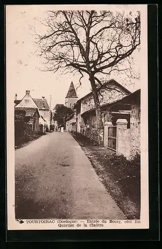 AK Tourtoirac, Entrée du Bourg, Quartier de la Clautre