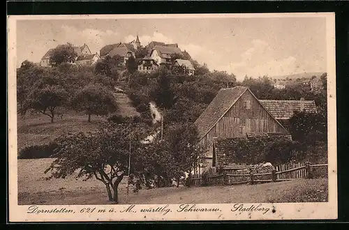 AK Dornstetten, Sicht auf den Stadtberg