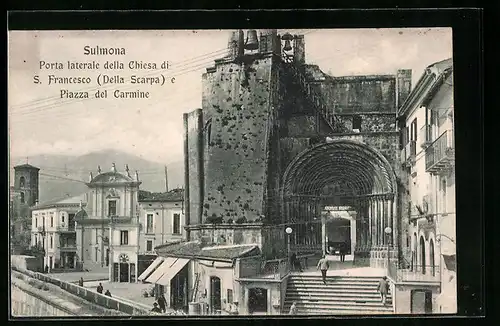 AK Sulmona, Porta laterale della Chiesa di S. Francesco