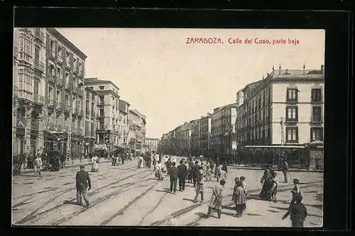 AK Zaragoza, Calle del Coso, Parte baja