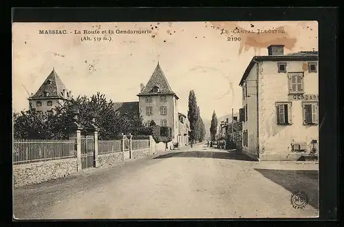 AK Massiac, La Route et la Gendrmerie