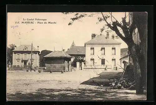 AK Massiac, Place du Marché