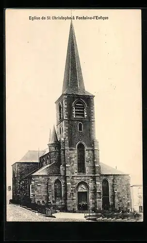 AK Fontaine-l`Evêque, Eglise de St Christophe