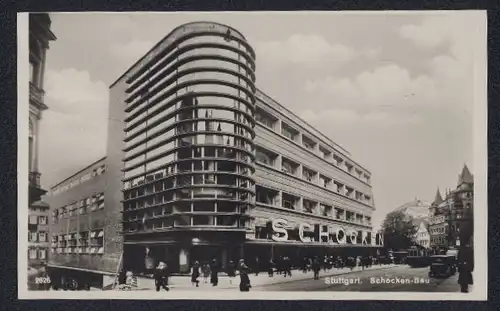 AK Stuttgart, Schocken-Bau, Bauhaus