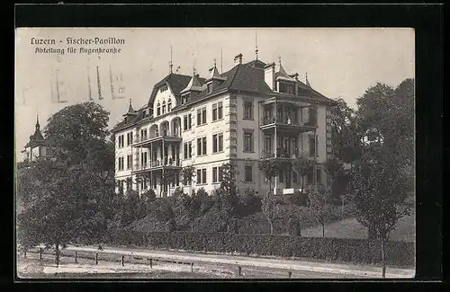 AK Luzern, Fischer-Pavillon, Abteilung für Augenkranke