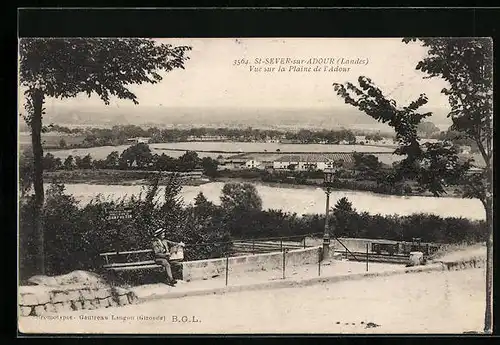 AK St-Sever-sur-Adour, Vue sur la Plaine de l`Adour