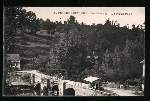 AK Pierrebuffière, Le vieux Pont
