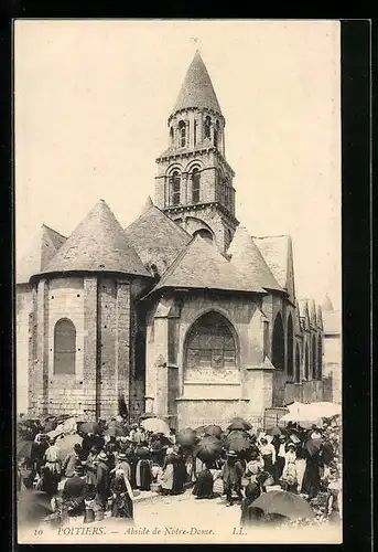 AK Poitiers, Abside de Notre-Dame