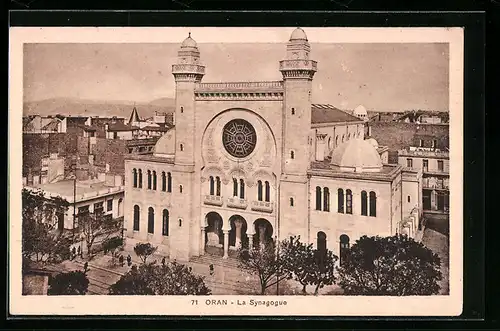 AK Oran, La Synagogue