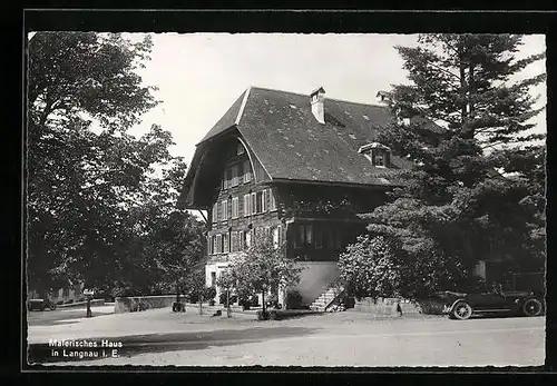 AK Langnau i. E., Malerisches Haus